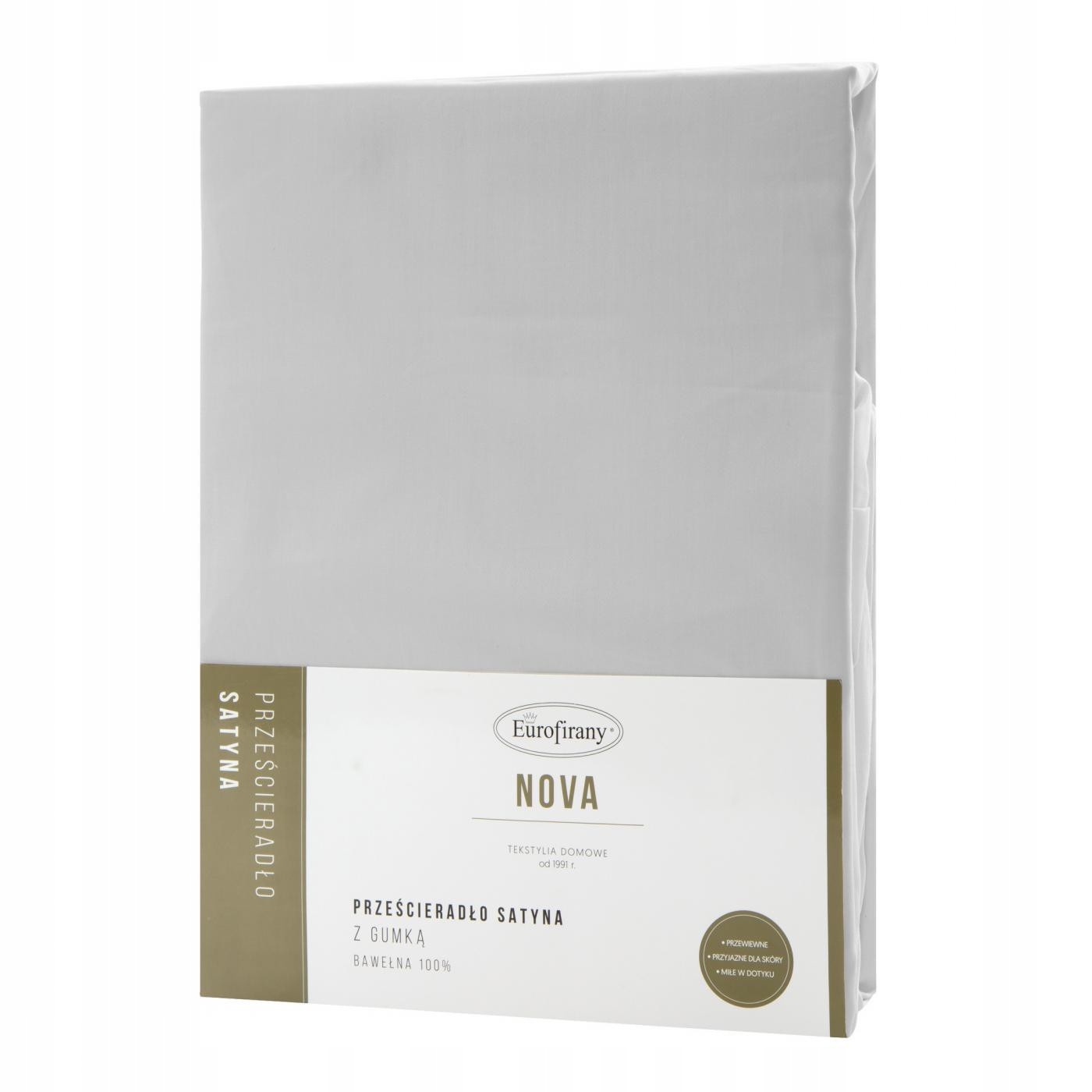 

Miękkie prześcieradło z gumką satyna bawełna