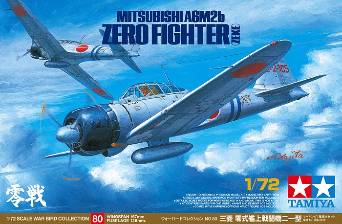 Mitsubishi A6M2b Zero Fighter Tamiya 60780 1:72