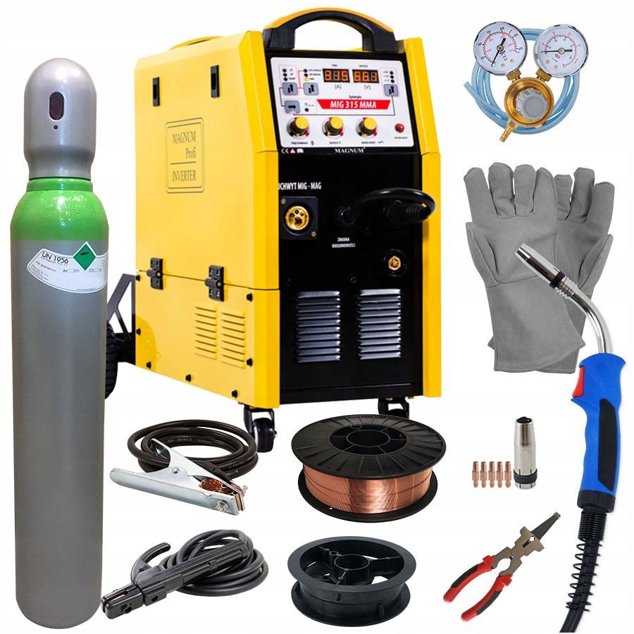 SPAWARKA MIG MAG MMA migomat MAGNUM 400V Synergia