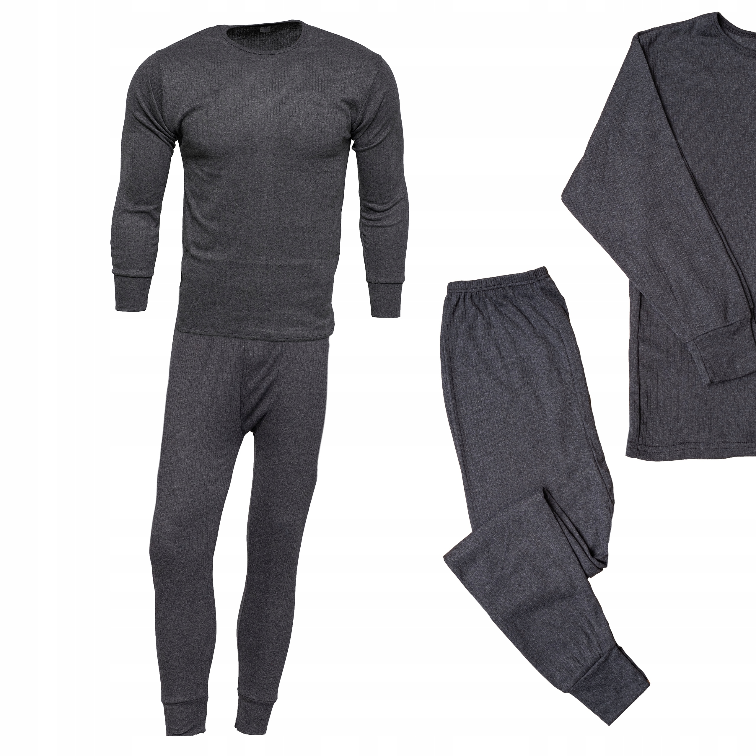 ZESTAW KALESONY + PODKOSZULEK CIEPŁE POLSKIE r. M