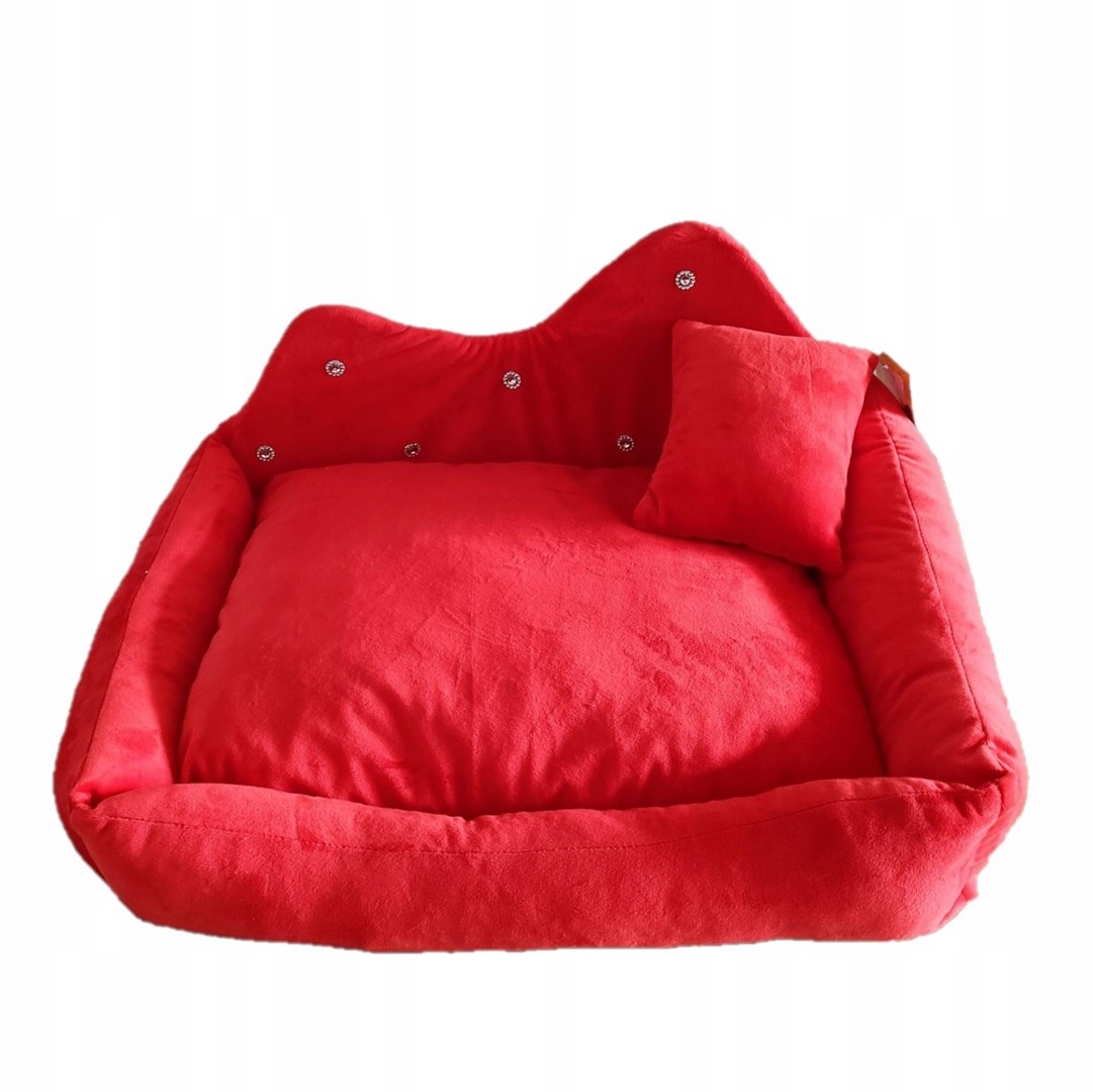 Levně pelíšek pro psa kočku Prince červené XXL 70x55x12