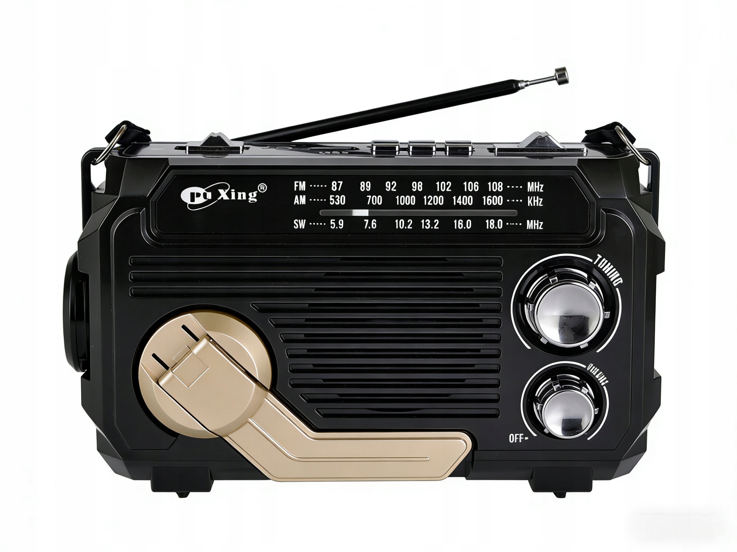 Radio Awaryjne Pu Xing PX-777 , Am/fm, Zasilanie Solarne, Baterie