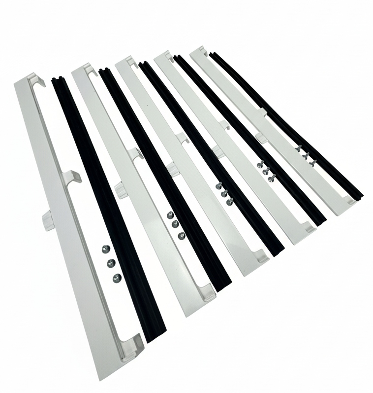 Okenné ventilátory bez frézovania 5 ks Air Box Biely Jednoduchá Montáž