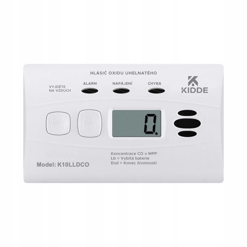 Kidde K10LLDCO detektor Co, odolný proti vlhkosti