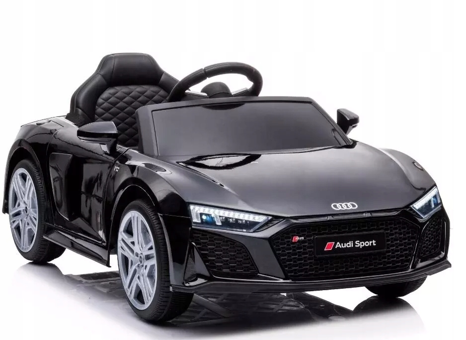 Audi R8 Spyder Na Akumulator Skóra Pilot Auto Miękkie Koła Eva samochód