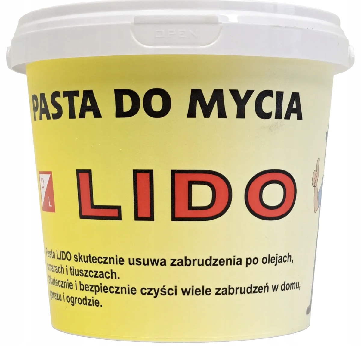 Pasta do mycia rąk Lido 1L skuteczna