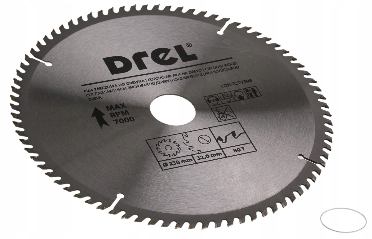 

Piła Tarczowa Do Cięcia Drewna Widiowa 230mm x 80T