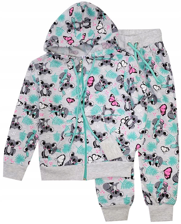 

Dres Komplet Spodnie Bluza szary Koala 4-5 J145D