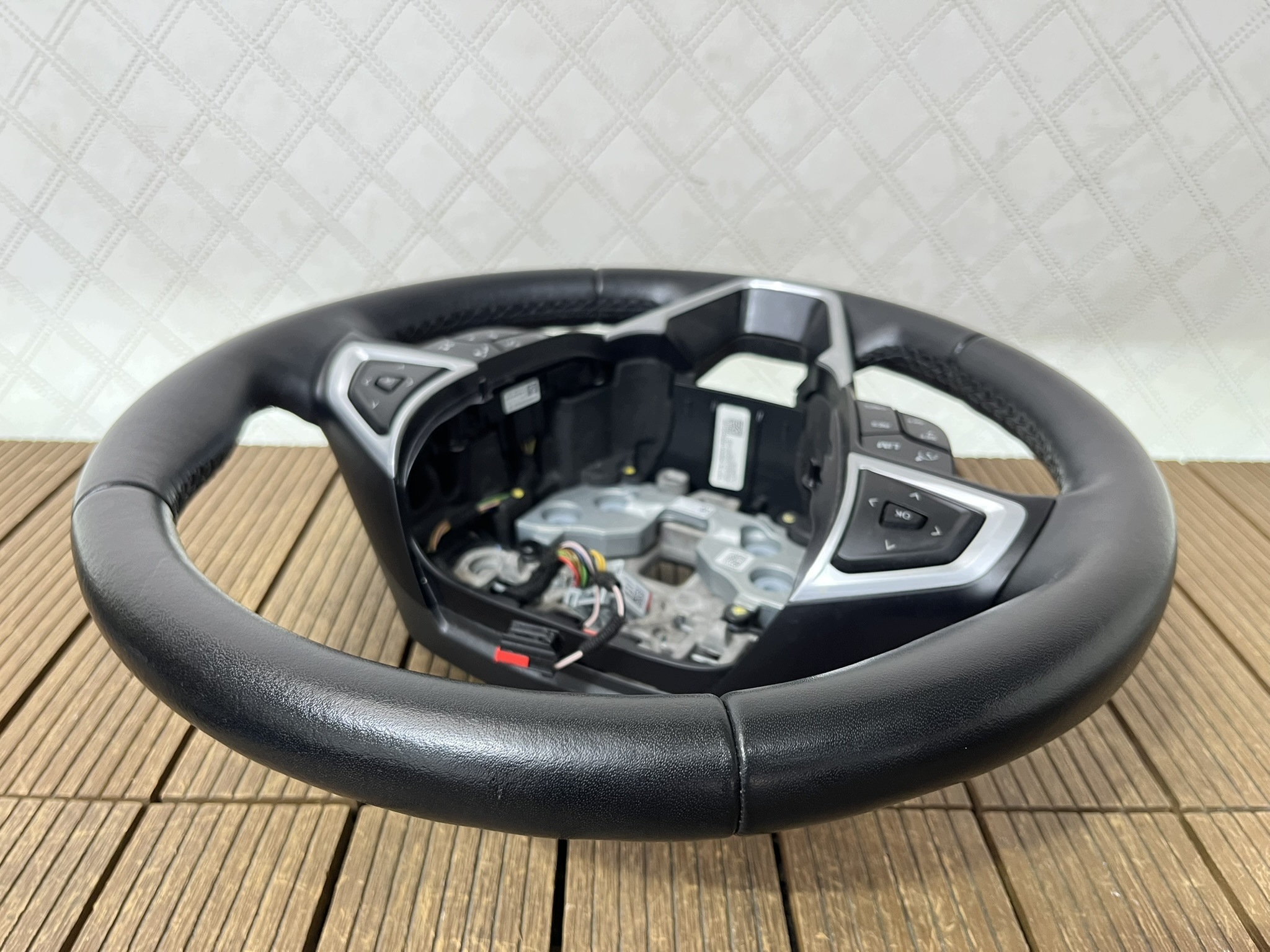 FORD MONDEO MK5 14-18 steering wheel, leather MULTIFUNKCYJNA nice leather