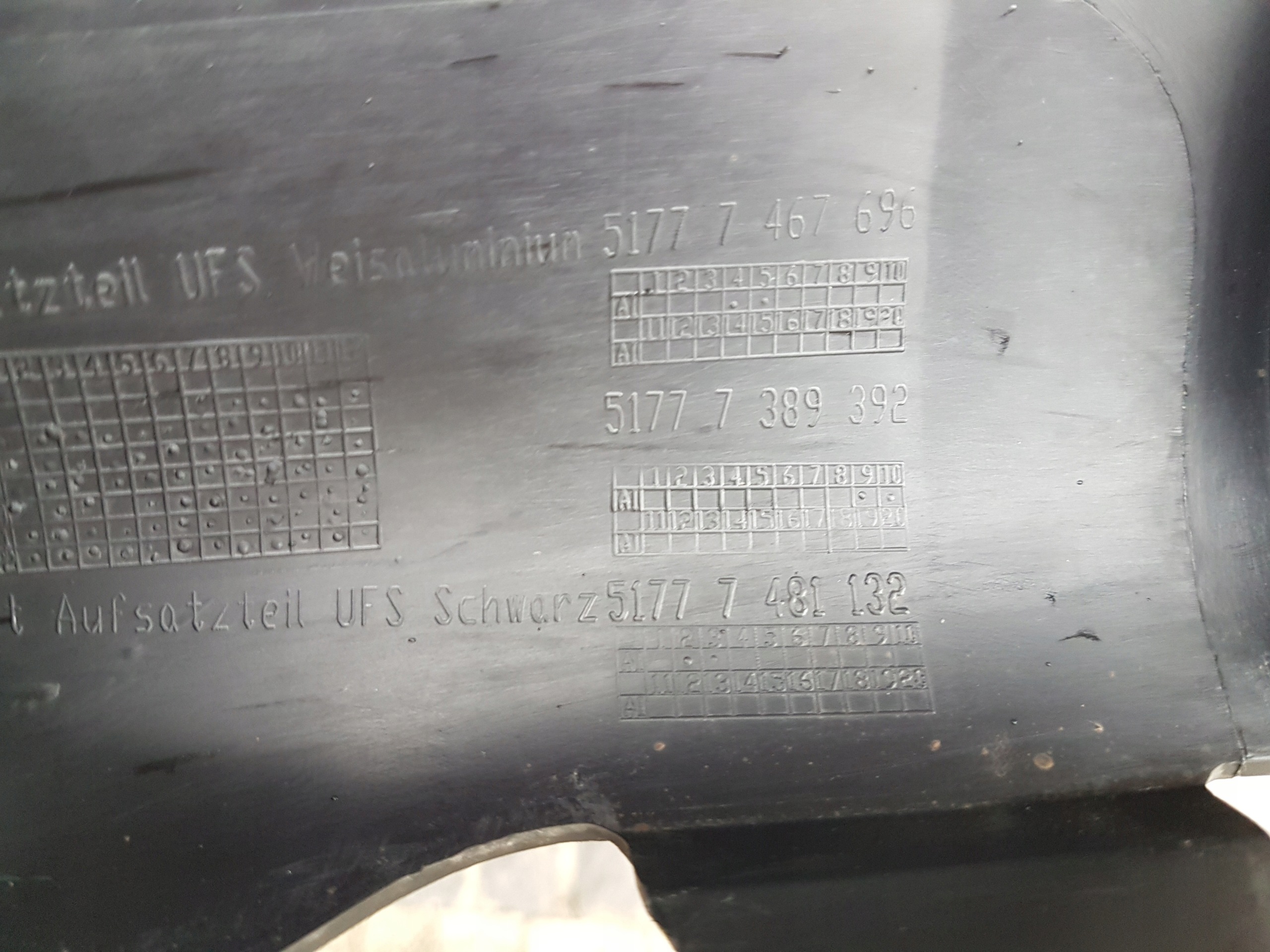 moulding threshold right MINI COOPER F60 7389392