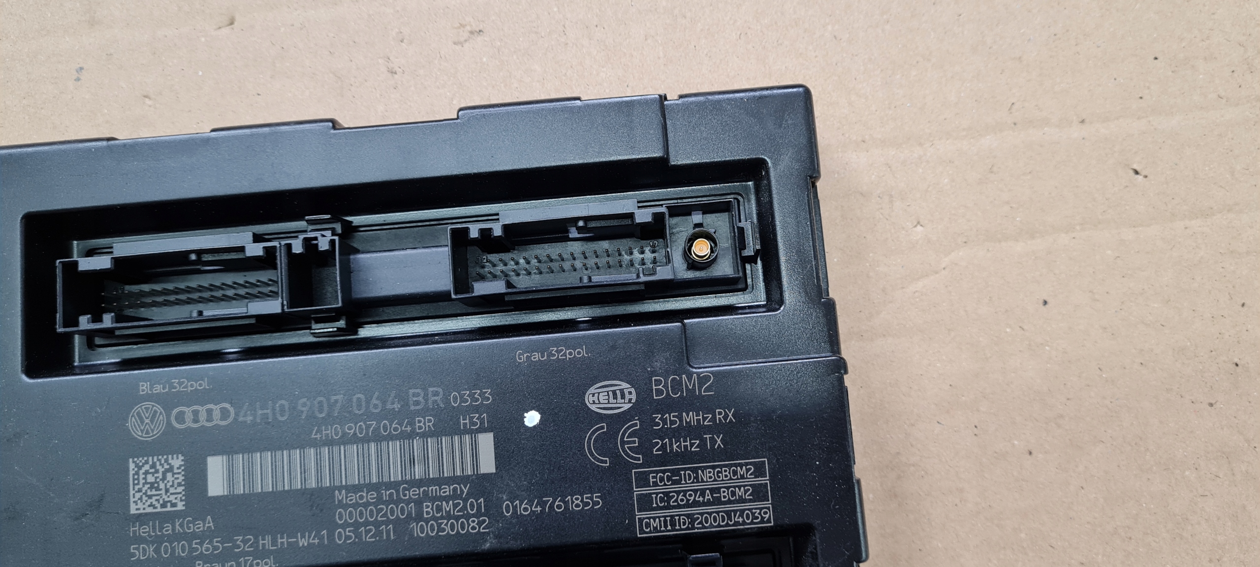 A7 4G S7 module control unit KOMFORTU 4H0907064BR A6 C7 4G S6