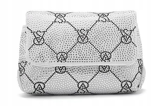 Mini kabelka Victoria's Secret na řetízku se zirkony a logem