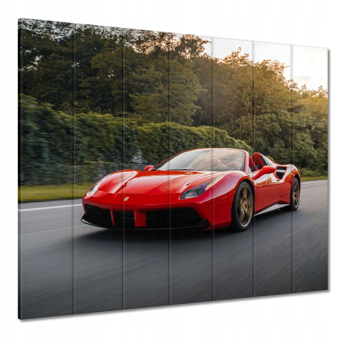 Obrazy 210x195 Czerwone Ferrari Droga