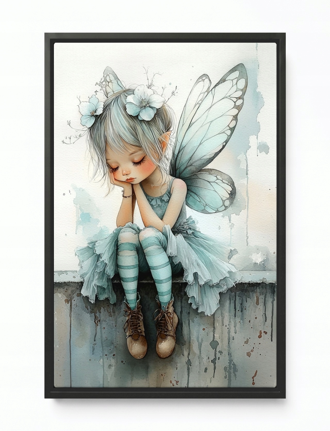 Obraz Rám Americká Krabička Pohádka Fantazie Víla Elf Motýl Duszek 40x60
