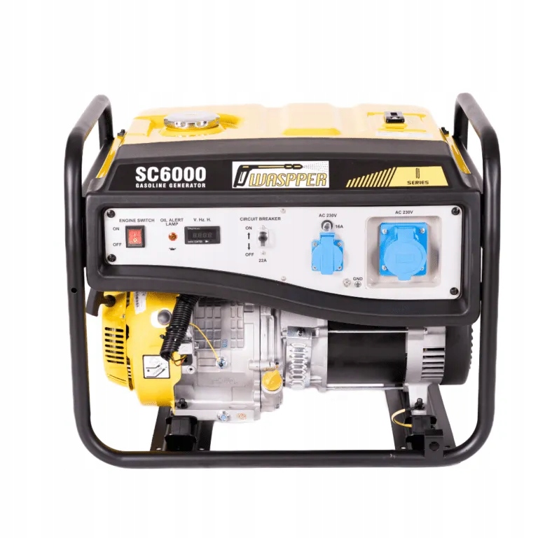 Agregat prądu generator prądu przenośny benzynowy Waspper WSC6000 5 kW Avr