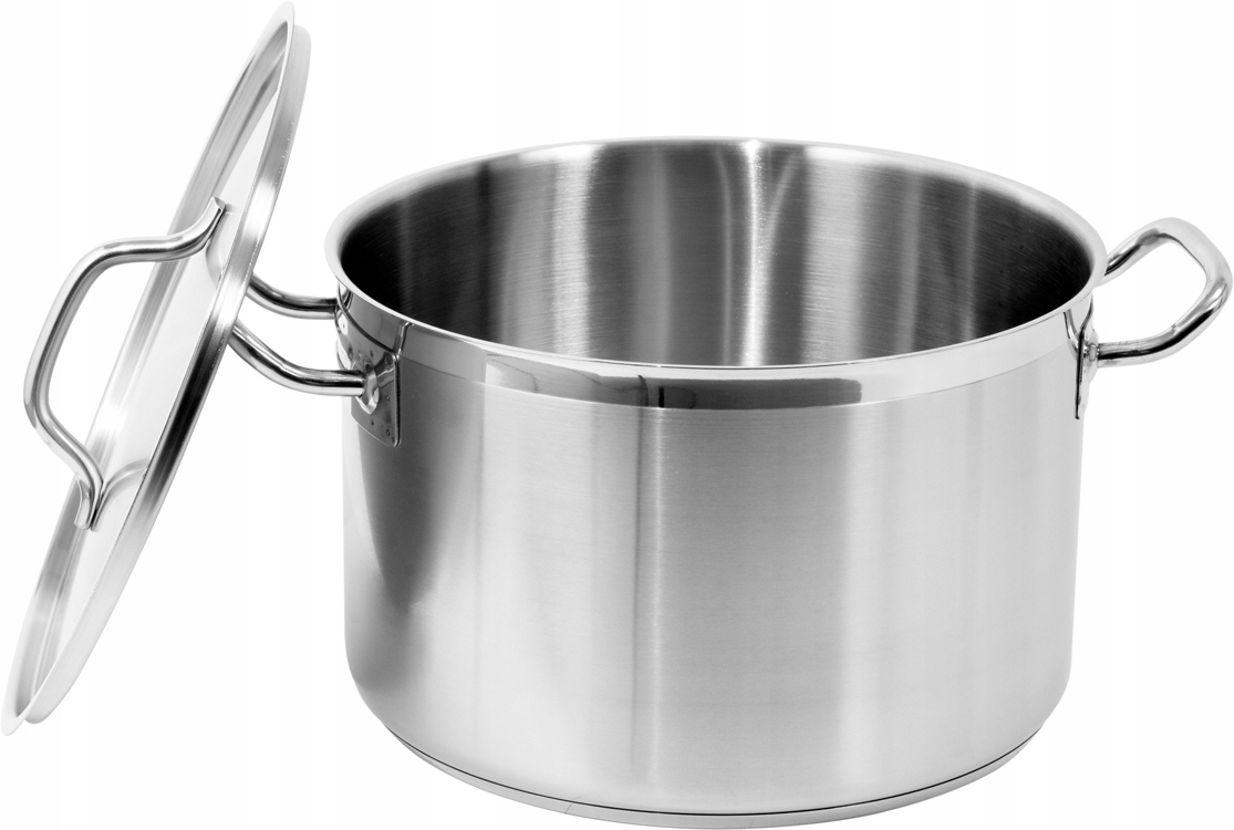 Garnek Gastronomiczny z Pokrywką Indukcja 16,1L 32x20 cm Yato YG-00025
