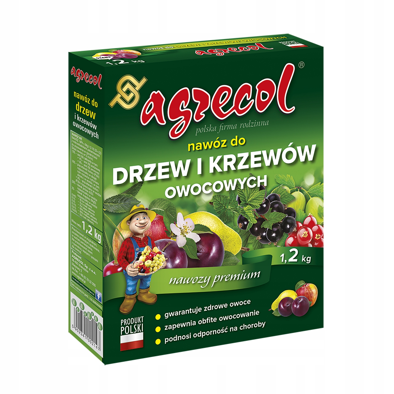 

Nawóz Do Drzew I Krzewów Owocowych 1,2kg Agrecol