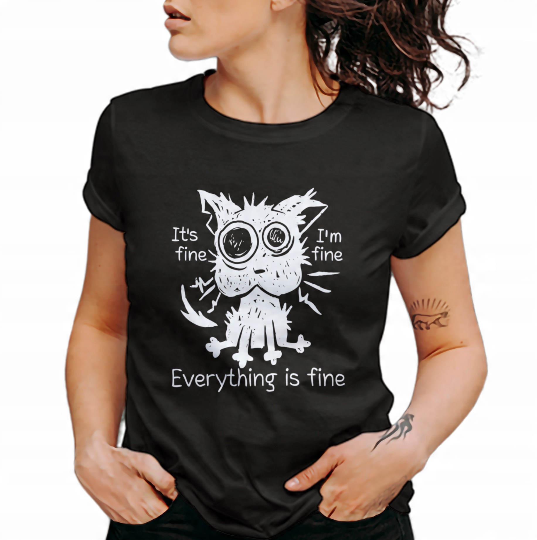 

Koszulka z kotem Wiele Wzorów Koty Kotek Tshirt Xs