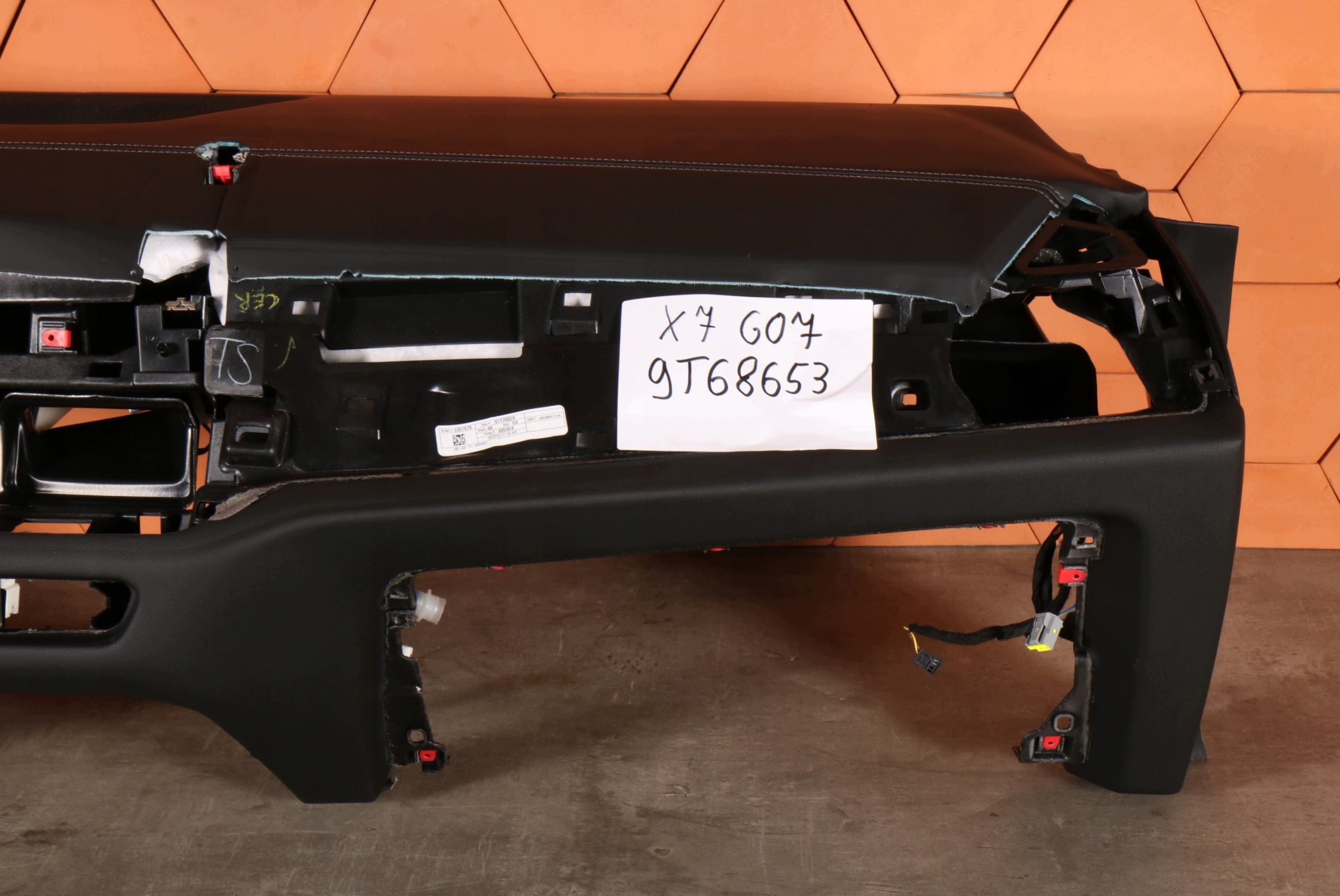 BMW X5 G05 X7 G07 LCI originál dashboard instrument panel console MERINO HEAD UP
