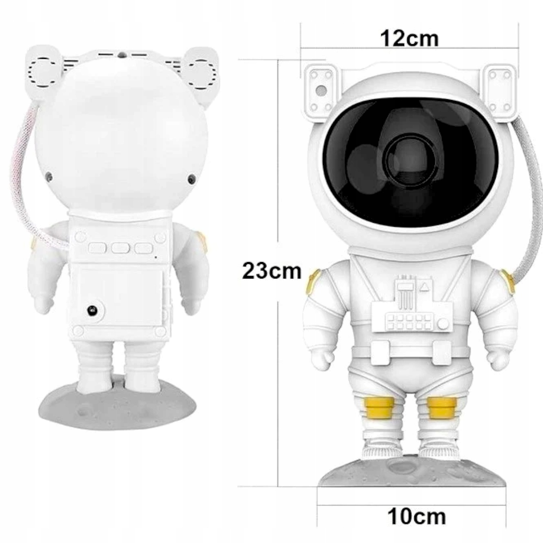 PROJEKTOR GWIAZD ASTRONAUTA LAMPKA NOCNA RZUTNIK DLA DZIECI LED LASER PILOT Bohater Inny