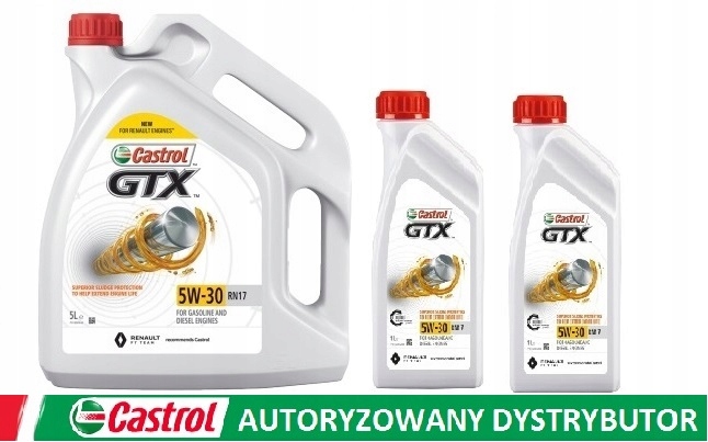 

Olej Castrol Gtx 5W-30 RN17 7L Castrol Shop