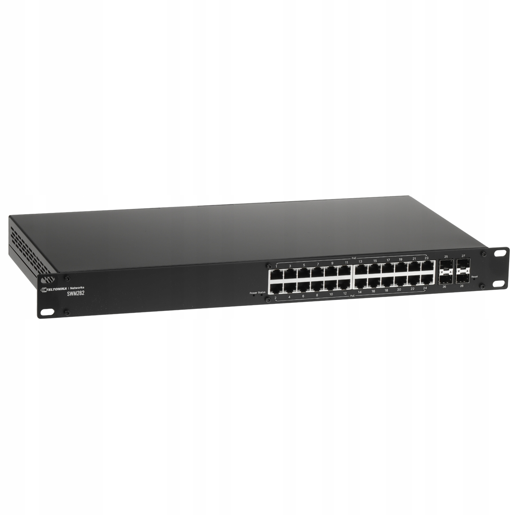 Spravovatelný Switch Poe SWM282 24-PORTOVÝ Sfp Teltonika