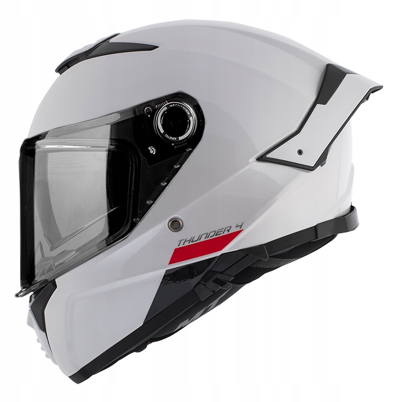 Prilba Mt Thunder 4 Sv Solid White veľkosť XL