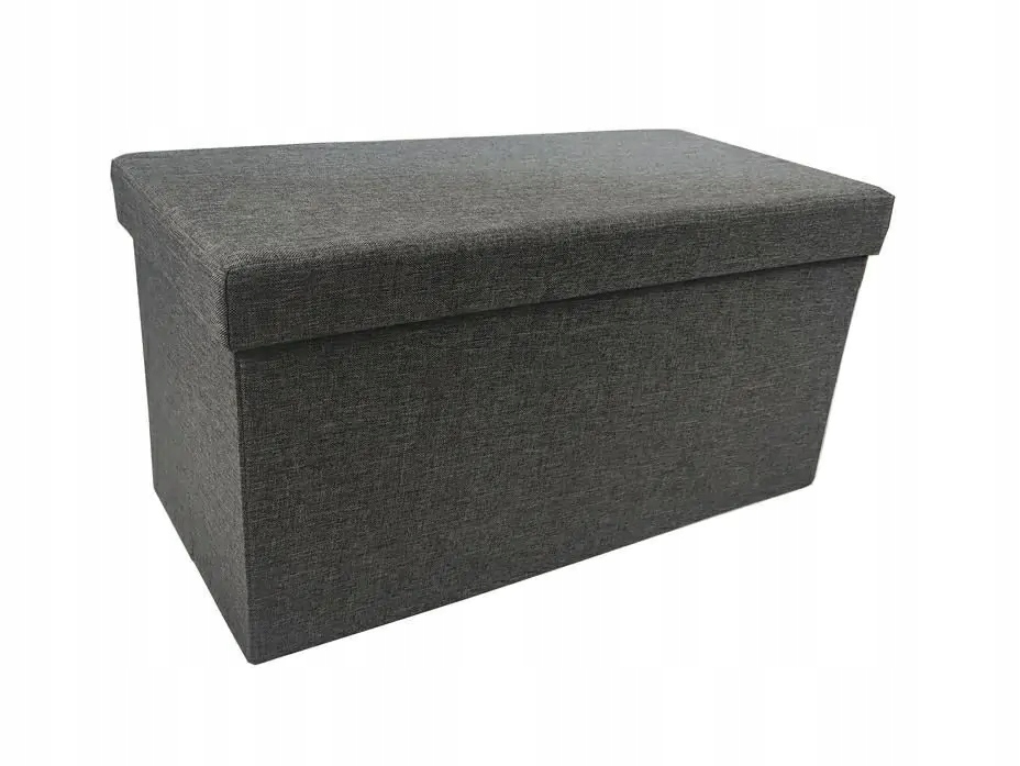 Pufa tapicerowana Kontrast odcienie szarości Kolor korpusu Szary