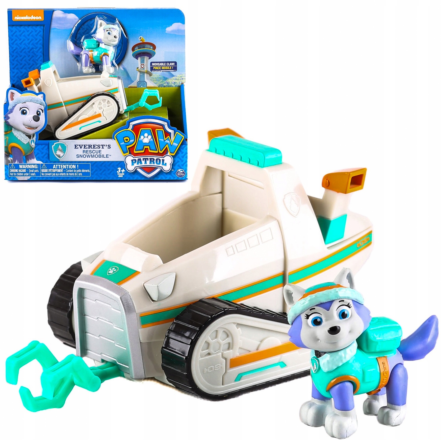 PSI PATROL EVEREST FIGURKA + POJAZD SKUTER ŚNIEŻNY