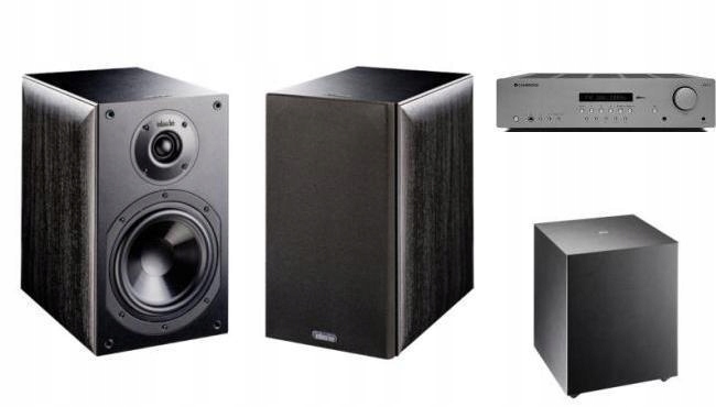 CAMBRIDGE AUDIO AXR85 + INDIANA NOTA 260 + BASSO