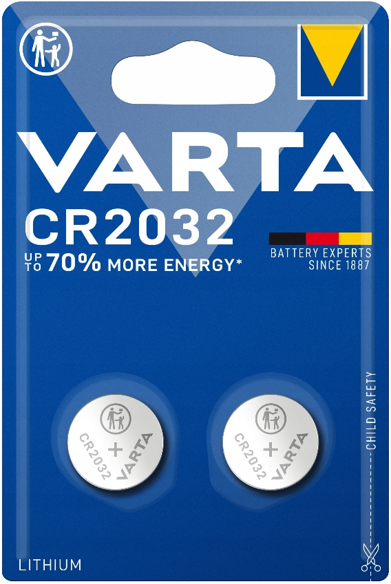 

2 x Bateria Litowa 2032 Varta CR2032 DL2032 BR2032
