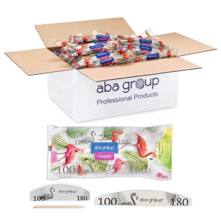 Zestaw do Manicure Pilnik Polerka 100/180 Patyczek Allyouneed 2
