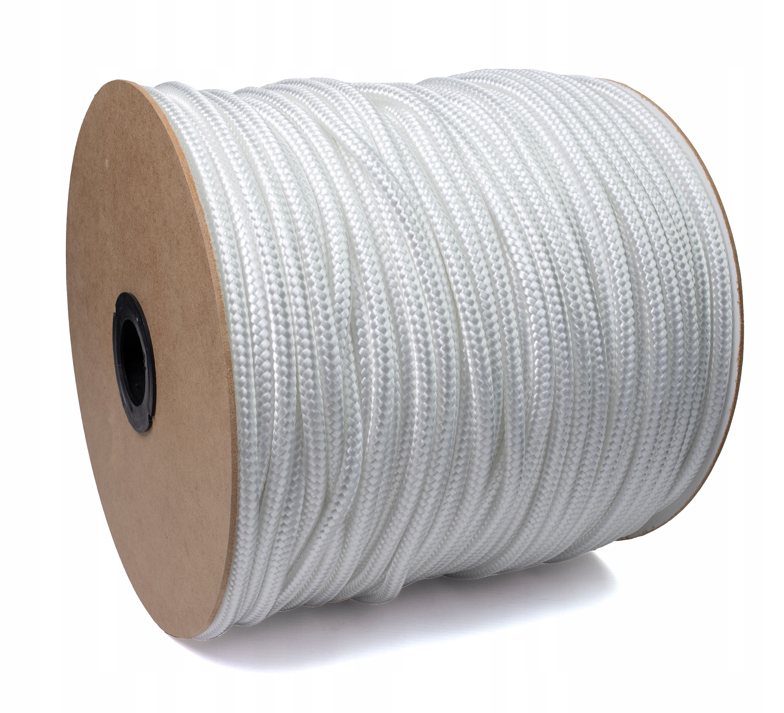 Polypropylenové Lanko Pletené Bílé Silné 10 mm 100 M