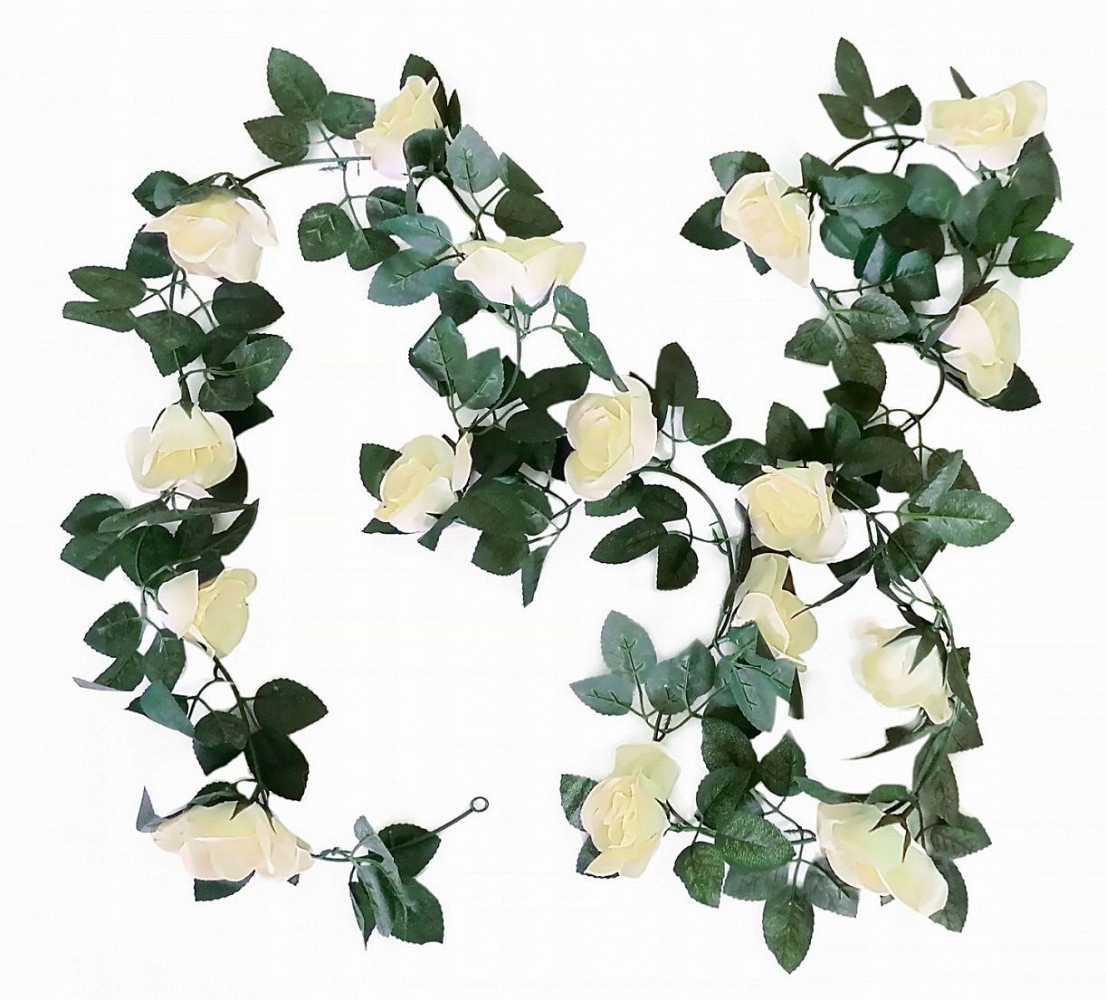 Girlanda z Różami dekoracja na Ślub Komunię 220cm EAN (GTIN) 5904094412822