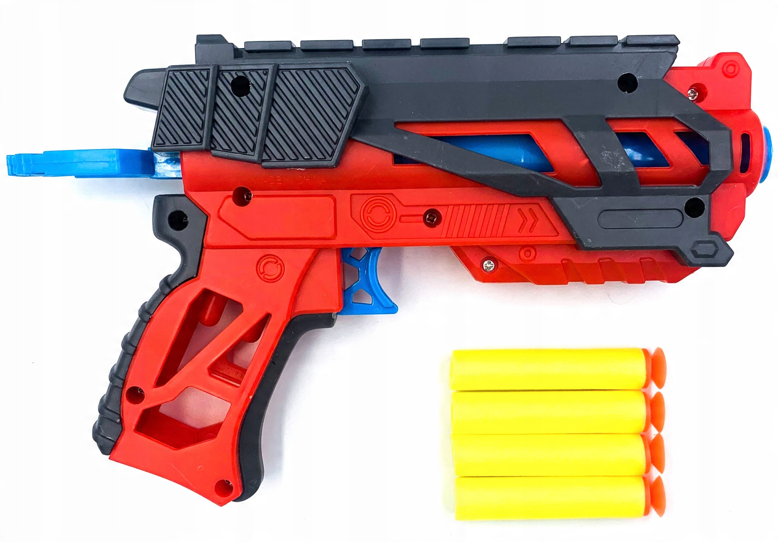 

Pistolet na miękkie strzałki z przyssawką nerf