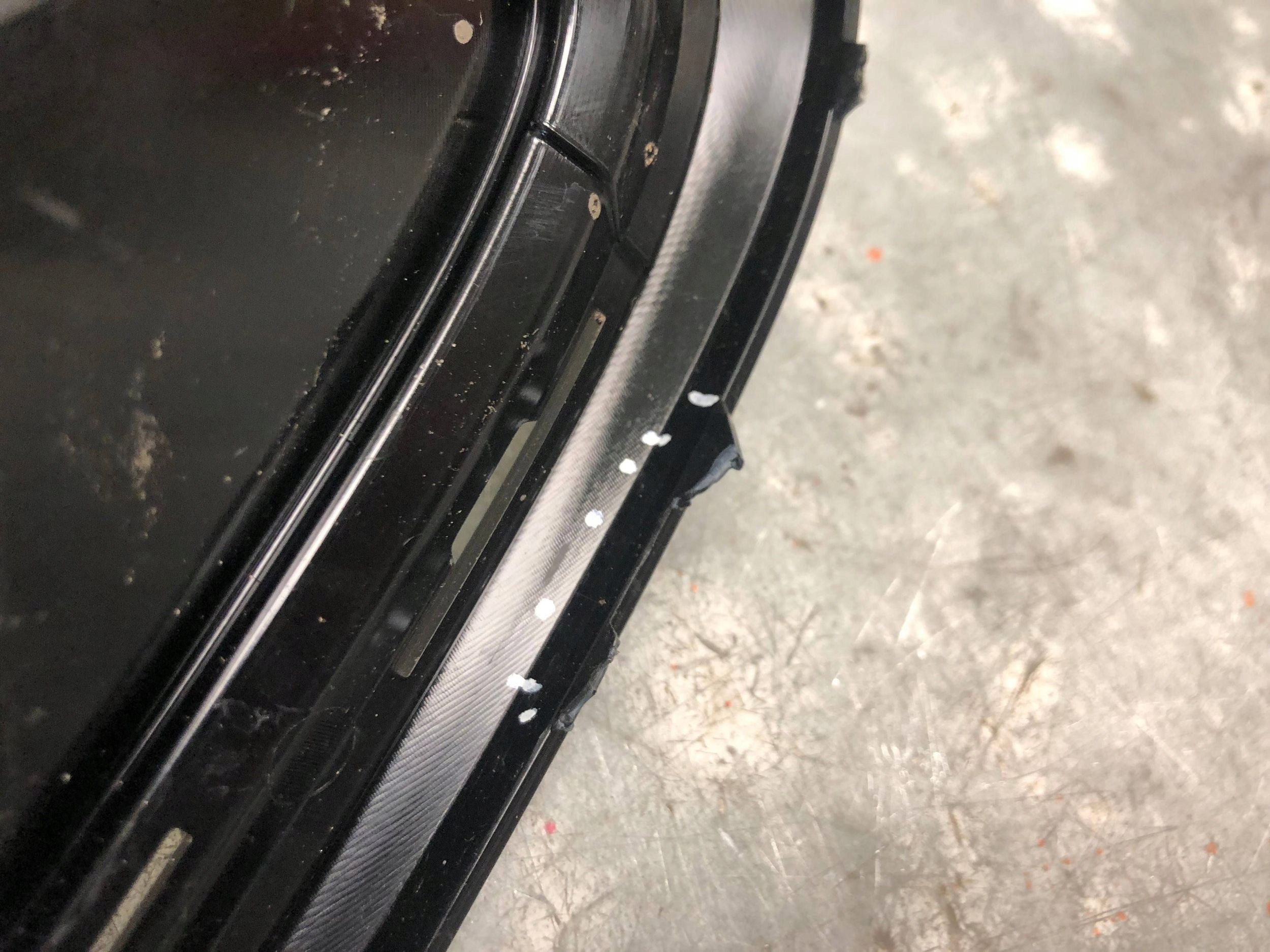 grid of a bumper left front MERCEDES W206 AMG A2068858706