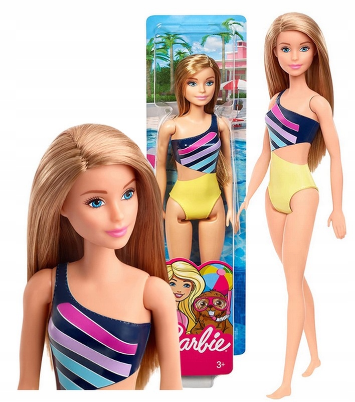 LALKA BARBIE PLAŻOWA MODA GHW41