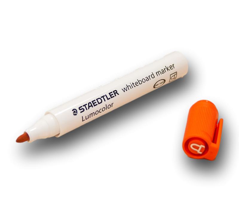 

Pomarańczowy marker ścieralny Lumocolor Staedtler