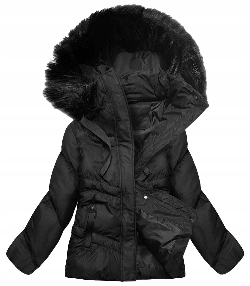 Dámská Zimní Bunda 5M738 Černá, Velikost (40)
