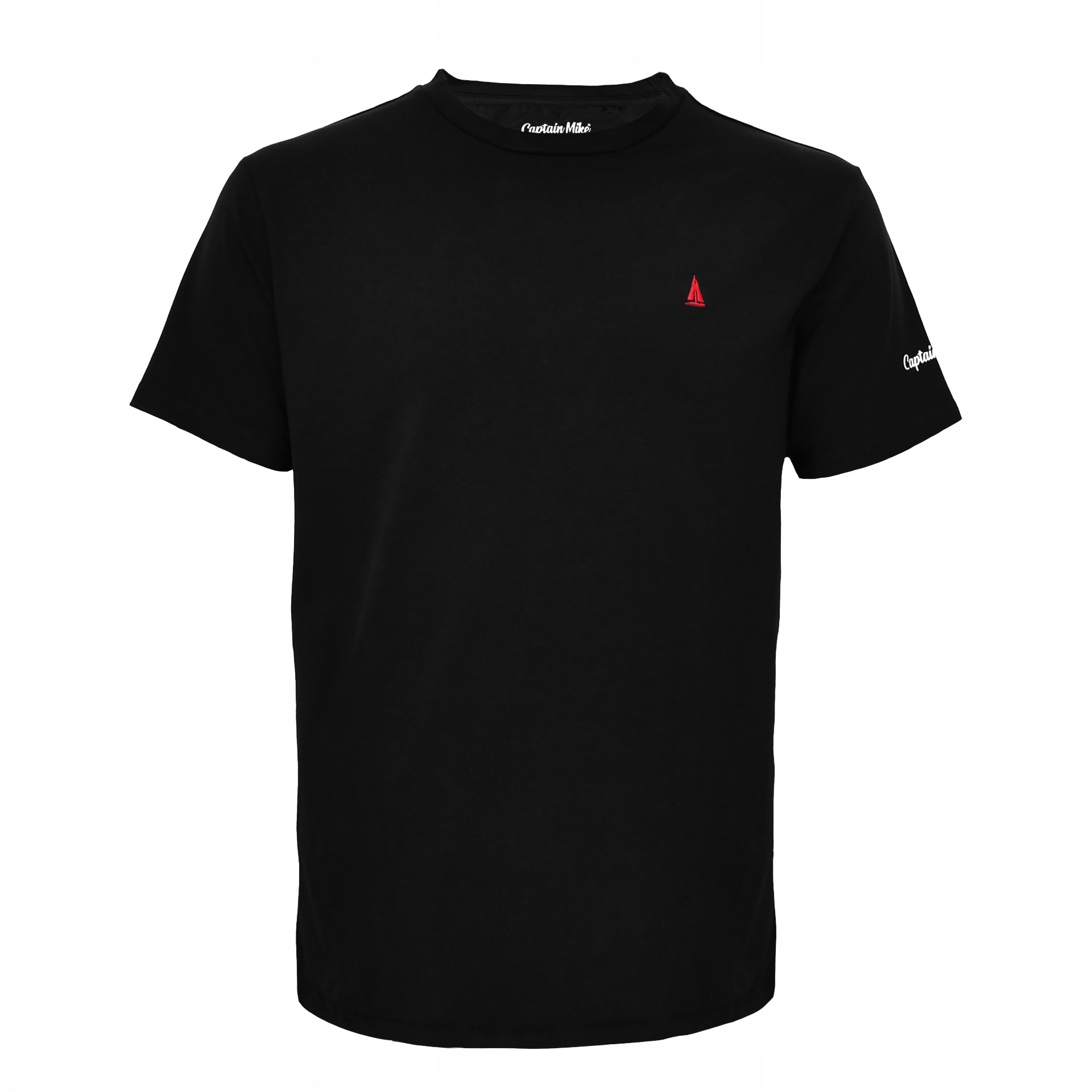 

Koszulka męska czarna T-shirt Captain Mike r.L