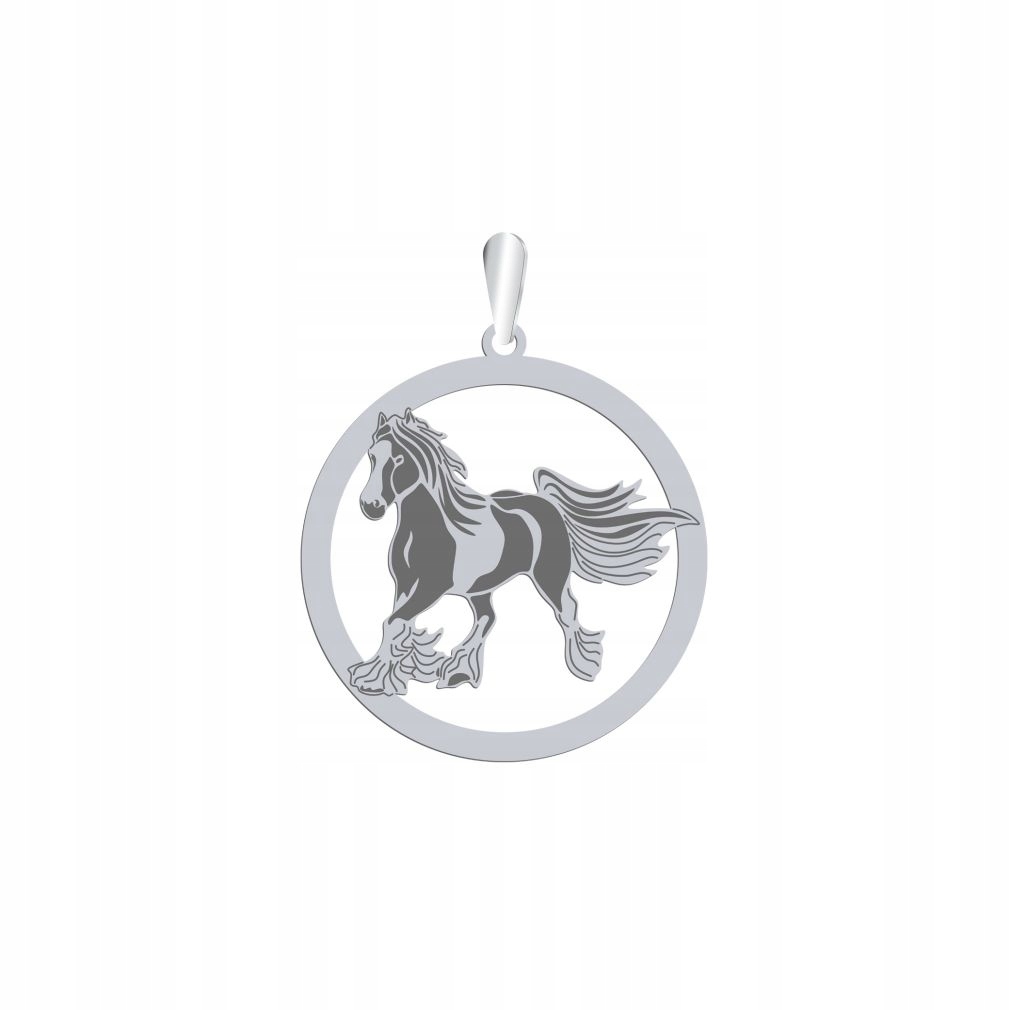 Stříbrný přívěsek s Vannerem Cikánský kůň 925 Šperky jako Dárek Gravírování