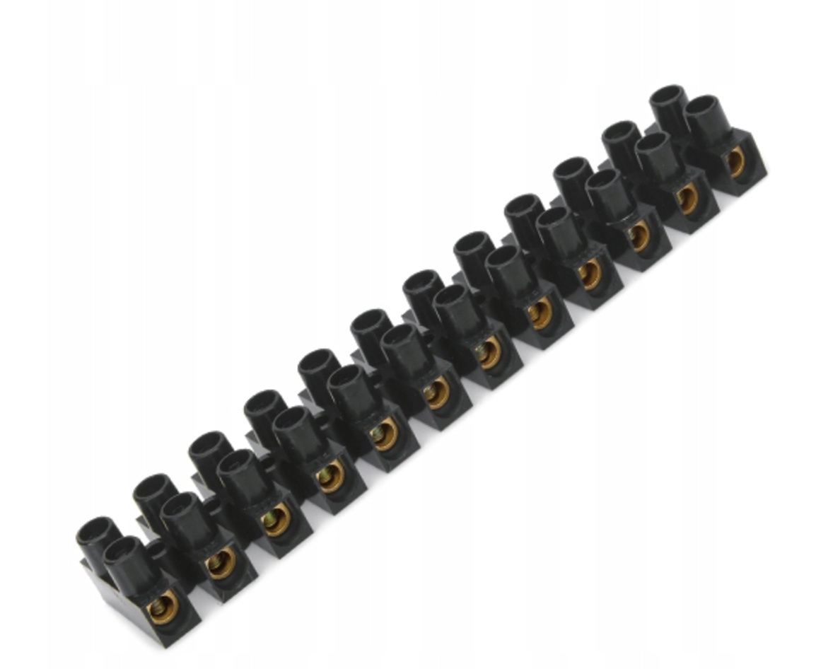 

Listwa zaciskowa Tbs 16A 12 mm H czarna