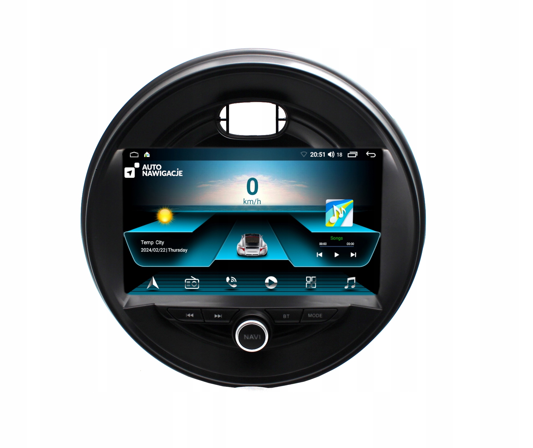 Radio Nawigacja Gps Bmw Mini Cooper F54 F56 F60 2014-2019 Android