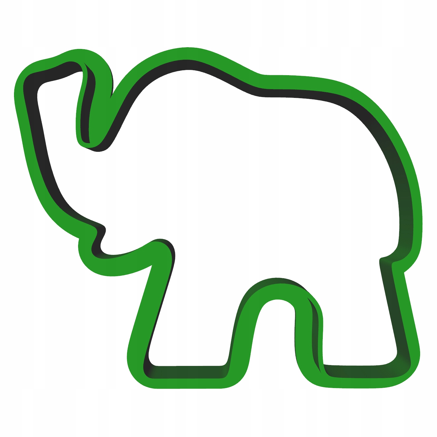 

Foremka do ciasteczek wykrawania Zoo Słonik Słoń 1