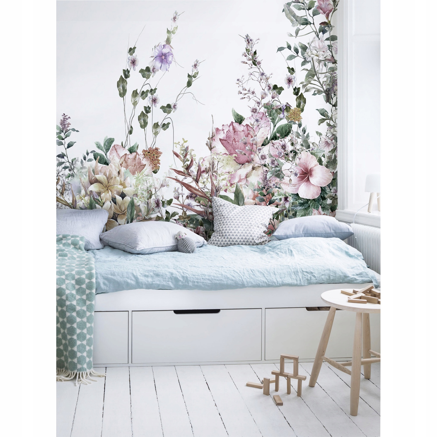 

Fototapeta Piękne akwarelowe kwiaty polne 250x104