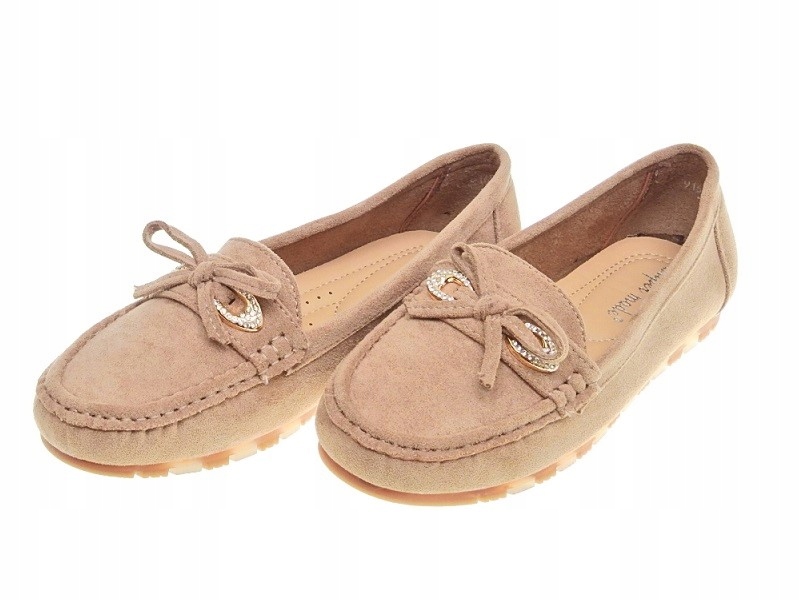 DAMSKIE ZAMSZOWE MOKASYNY Khaki r.39 Rozmiar 39