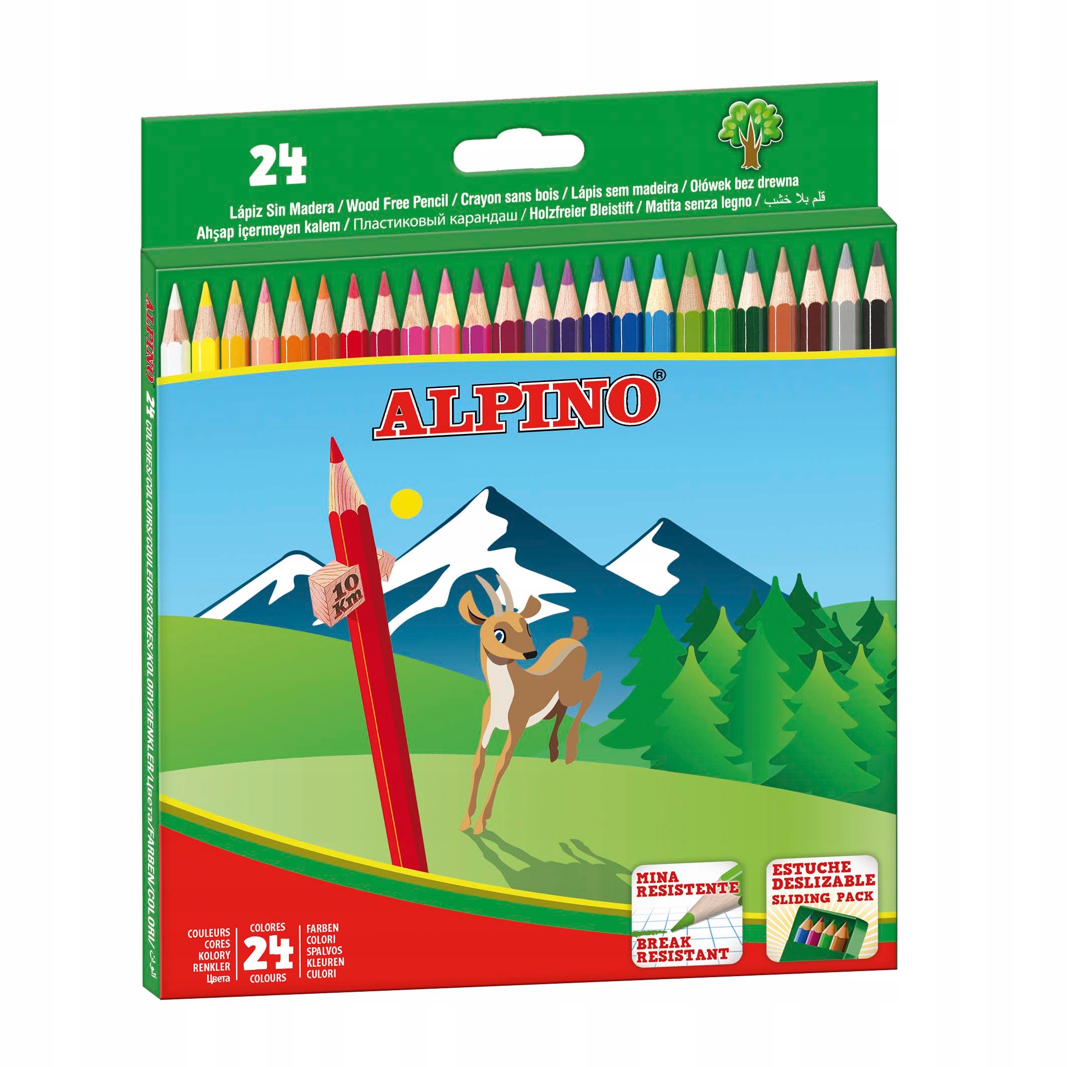 

Kredki ołówkowe Alpino 24 szt.