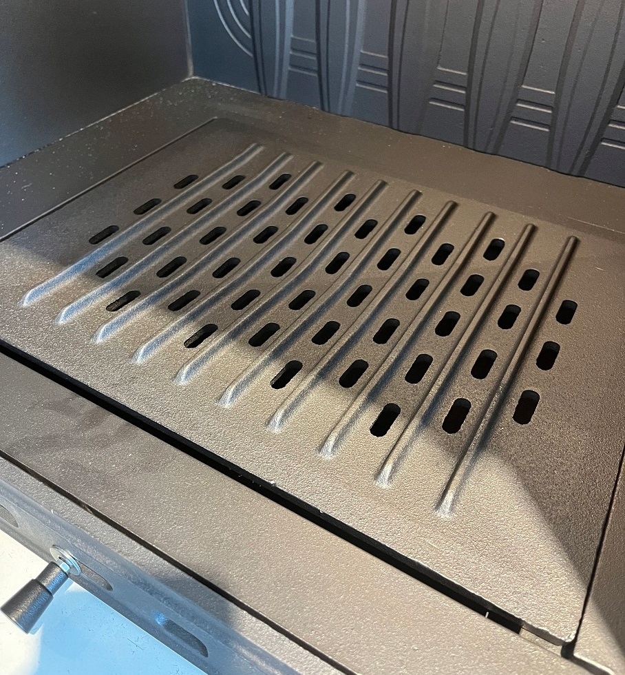 WKŁAD KOMINKOWY kominek powietrzny kratki ZUZIA żeliwny DOLOT Wysokość 810 mm