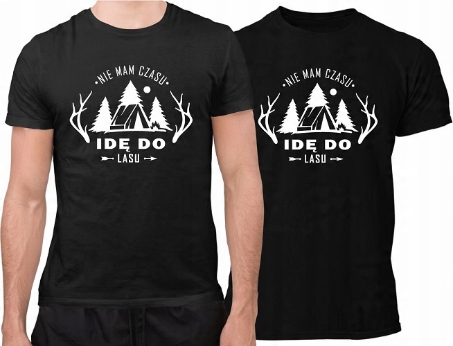 

Koszulka T-shirt Nie Mam Czasu Idę Do Lasu Las XL
