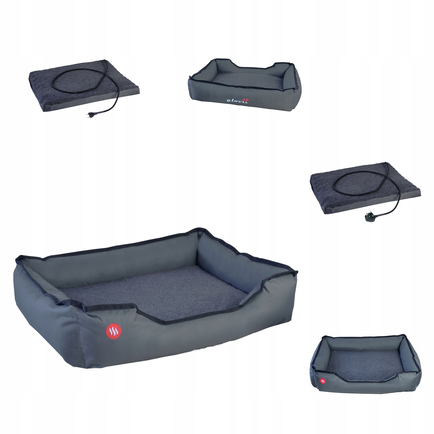 Levně Vyhřívaná Kotec Pro Psa Kočku 80×60 Vyhřívané Pelíšek Gpetb
